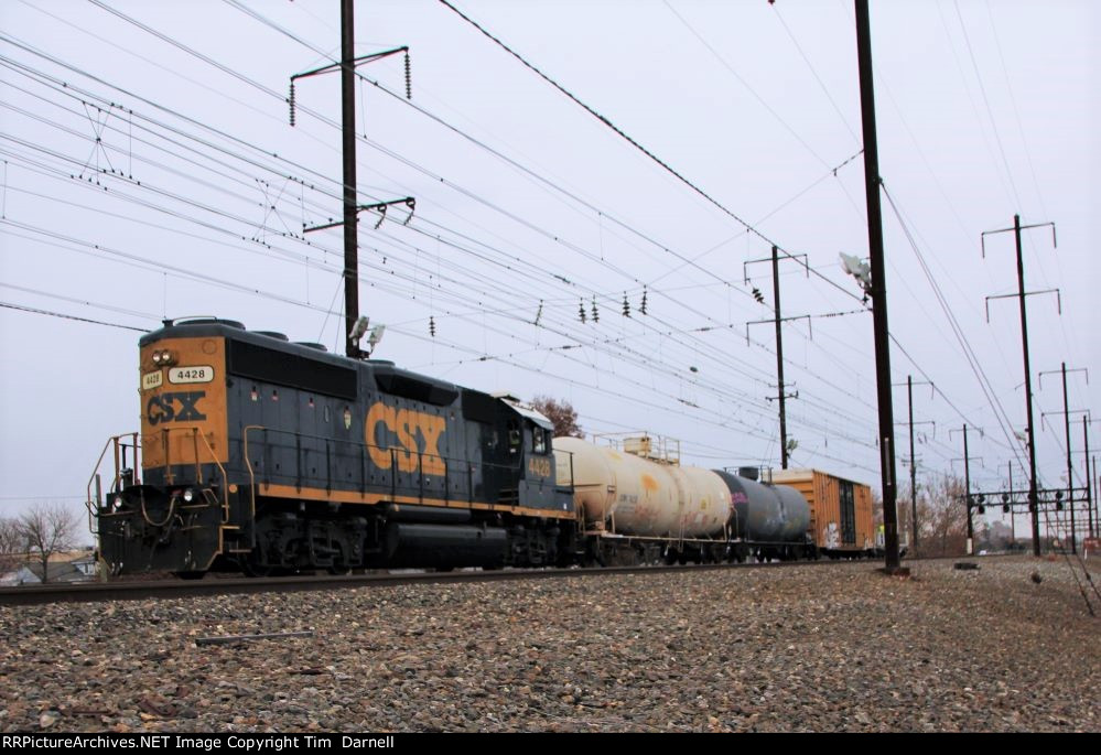 CSX 4428 on WPBS-2